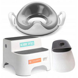 Podest dwustopniowy i nakładka na wc i osłona