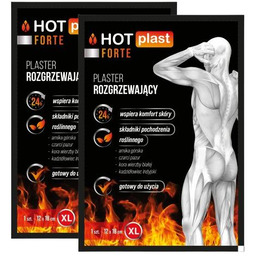 Zestaw HOT Plast Forte Plaster rozgrzewający 12 x