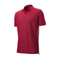 Koszulka golfowa polo Authentic Polo (czerwona, rozm. L)