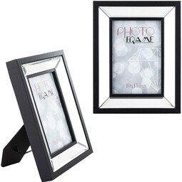 Ramka na zdjęcie zdjęcia czarna glamour 22x17x3-13 169418
