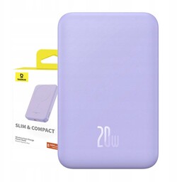 Baseus Magnetyczny Powerbank Magsafe 5000MAH Ładowanie Indukcyjne Qc