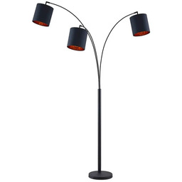 Lindby - Nanika Lampa Podłogowa Black/Gold