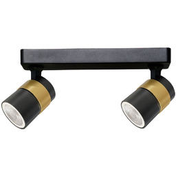 Spot Anillo 2xGU10 czarny LP-770/2W BK - Light