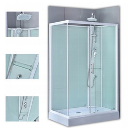 Kabina prysznicowa prostokątna zabudowana 120x80 WSH-307P