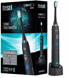 SZCZOTECZKA ELEKTRYCZNA SONICZNA DO ZEBÓW TESSA CZARNA SONIC