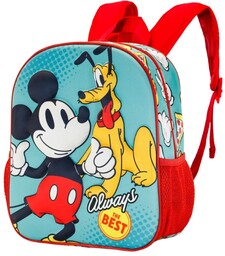 Jednokomorowy Plecak Przedszkolny Myszka Mickey Najlepszy 3D