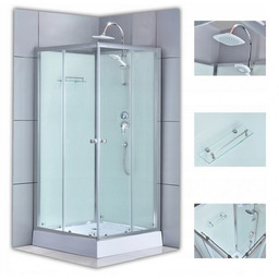 Kabina prysznicowa kwadratowa zabudowana 90x90 WSH-308