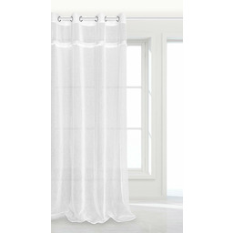 Spod Igły I Nitki Firana 140x250 Boho biała