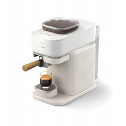 Ekspres ciśnieniowy kolbowy z młynkiem Philips Baristina biały