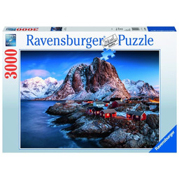 Puzzle 3000 elementów. Hamnoy. Lofoty Ravensburger