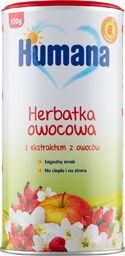 Humana Herbatka Owocowa, granulowana, po 8 miesiącu, 200