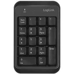 Klawiatura LogiLink ID0201 BT 5.1 numeryczna czarna