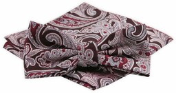 Męska Mucha z Poszetką Alties - Orientalny Wzór