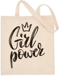 Bawełniana Torba Na Ramię Wzór GIRL POWER 40