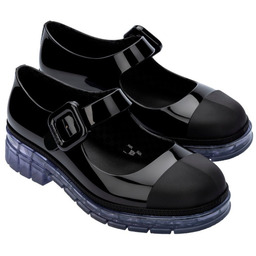 Melissa June Ad Black/ Clear Damskie Półbuty Czarne