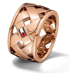 Biżuteria TOMMY HILFIGER 2701025E. Pierścionek, Kolor różowy. Kobieta.