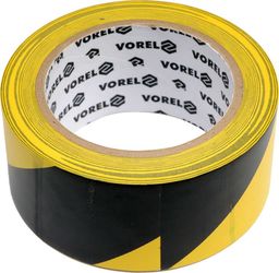 Vorel Taśma ostrzegawcza, klejąca, żółto/czarna 48 mm x