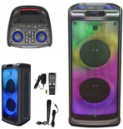 Głośnik Bluetooth Przenośny Karaoke Manta 100W Usb