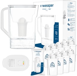 Dzbanek filtrujący Wessper D3 Slim FutureFlow Led 10x