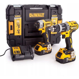 Zestaw 18V 2x5Ah Wiertarka DCD796 Zakrętarka DCF887 DeWALT