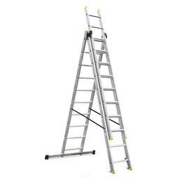 Drabina wielofunkcyjna 3x10 stopniowa PRO tłoczona 150 kg