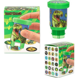 Depesche 13349 Dino World Sticker Stamper - zestaw