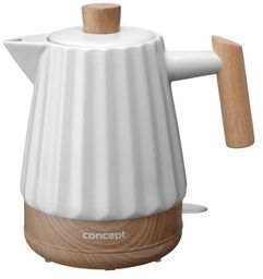 Czajnik elektryczny ceramiczny RK0090 CONCEPT biały