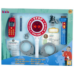 Zestaw policyjny z lizakiem 10 elementów