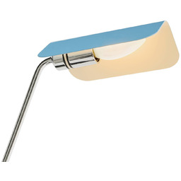 HAY Lampa stołowa Apex, niebieski, biuro, metal, design