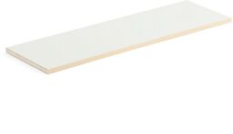 Półka dodatkowa THEO, 1000x300/320 mm, rant brzoza, biały