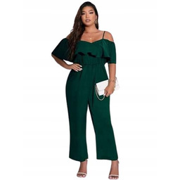 SHEIN KOMBINEZON DAMSKI ZIELONY PLUS SIZE 44 ŁMN