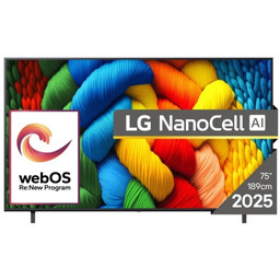 Telewizor NanoCell LG 75" 4K 75NANO80A3B WebOS Smart