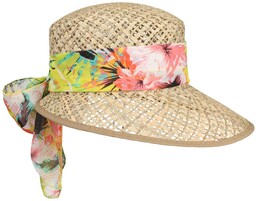 Carina Women s Straw Hat by Lipodo, naturalny,