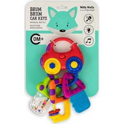 MILLY MALLY Grzechotka Kluczyki Brum Brum Rattle Car