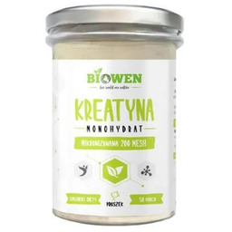 Biowen Kreatyna monohydrat mikronizowana 200 MESH, 250 g