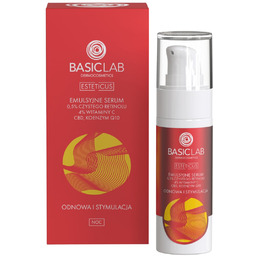 BasicLab, Serum przeciwzmarszczkowe na noc, Serum z Retinolem,