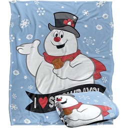 FROSTY THE SNOWMAN Silky Touch super miękki koc
