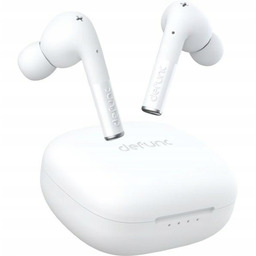 DeFunc Słuchawki Bluetooth 5.2 True Entertainment bezprzewodowe białe/white