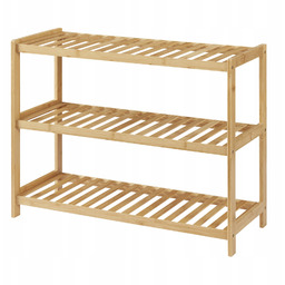 Bambusowy Regał Na Buty Obuwie Szafka Bambus
