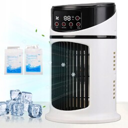 Wentylator Biurkowy Przenośny Klimator Wodny Klimatyzer 300ML 6