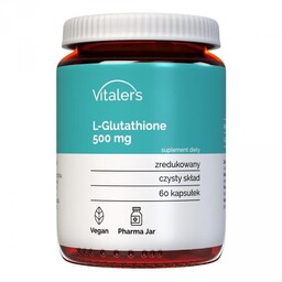 L-Glutathione (Glutation) 500 mg, Vitaler''s, 60 kapsułek
