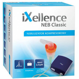 IXELLENCE NEB CLASSIC Nebulizator inhalator kompresorowy, 1szt. ->
