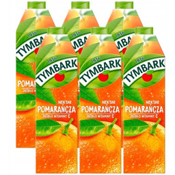 Tymbark Nektar pomarańcza 1 l x 6 sztuk