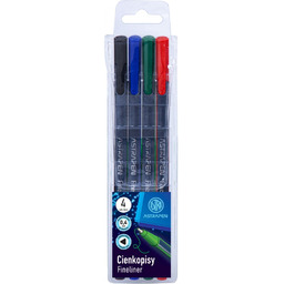 Cienkopisy trójkątne 0.4mm 4 kolory Astra AS202023001-83060