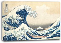 Wielka fala w Kanagawie, Hokusai - obraz