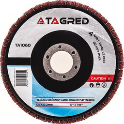 Tarcza lamelowa do satyniarek, do czyszczenia, polerowania, szlifowania