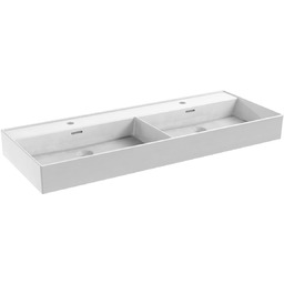 Oristo Bold umywalka meblowa podwójna 120x46cm UME-BD-120-91-D