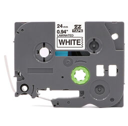Taśma Brother TZe-251 24mm x 8m biała czarny