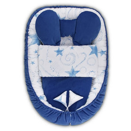 Kokon z podusią i kołderką Gwiazdeczki