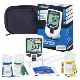 3w1 GLUKOMETR CHOLESTEROL KWAS MOCZOWY NOVAMA MULTICHECK PRO